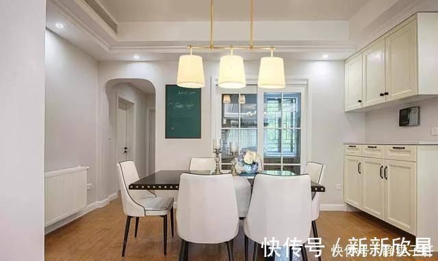 衣帽间|小夫妻爆改130㎡婚房,头一次L型的大衣柜,真的很大气