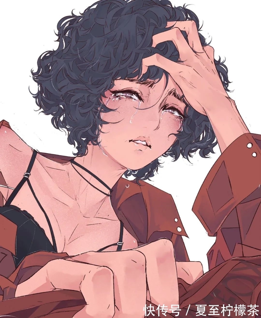 时尚风#插画师EllieMaplefox作品欣赏丨一大波甜酷头像壁纸来袭!