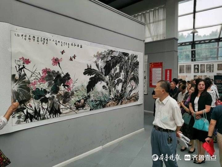 作品展|聊城市新阶联庆祝中国共产党成立100周年书画作品展开幕
