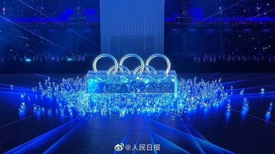 五环|好美! 14年后鸟巢再次升起五环