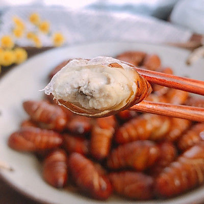 #我心中的冬日限定#干煸蚕蛹