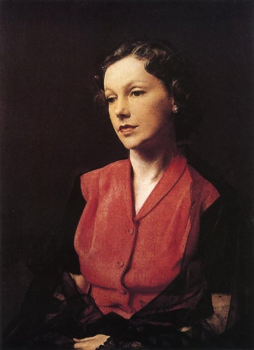 人像&意大利画家 皮埃特罗·阿尼戈尼 Pietro Annigoni 经典油画人像