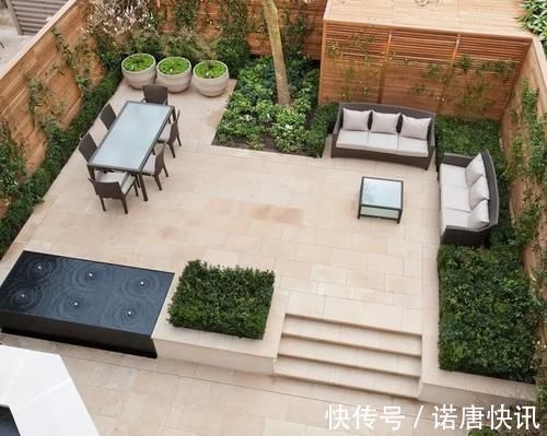 下沉式|家住1楼,一定要做个下沉式庭院,亲戚家的院子让我好羡慕