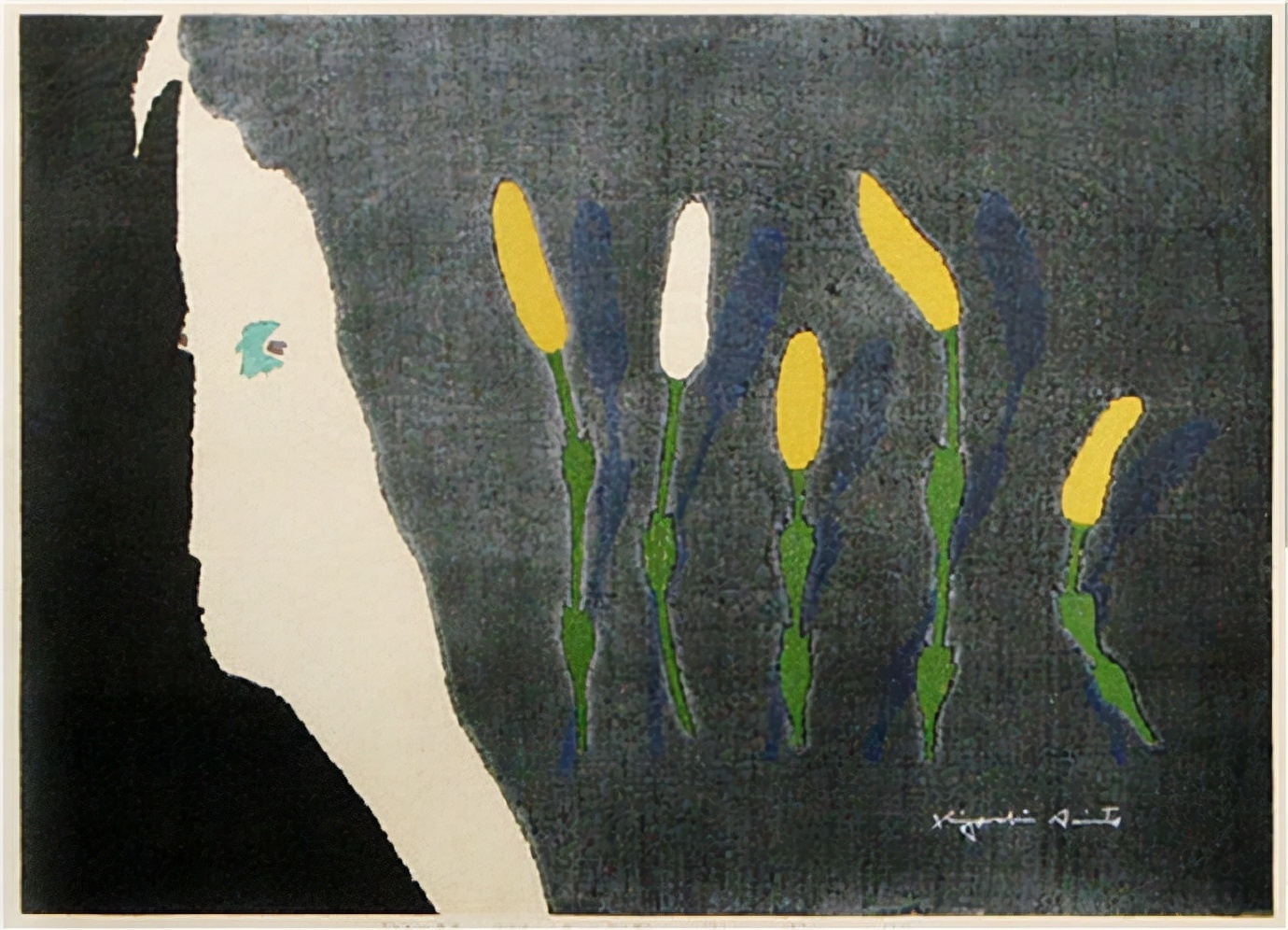 近代@日本近代版画大师斋藤清人物系列版画作品