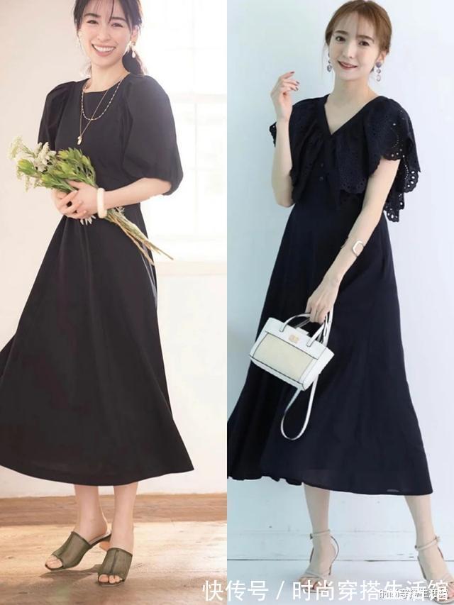 小个子|讲真,秋天穿裙子还是别配小白鞋,学会这几个搭配技巧,时髦显瘦