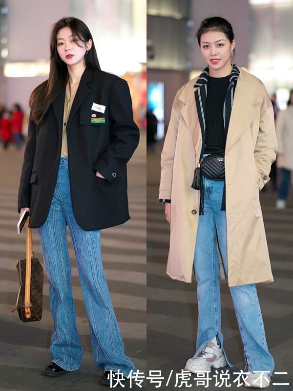 国内街拍真会选裤子，这3种时髦又显瘦，搭对了不输韩国美女