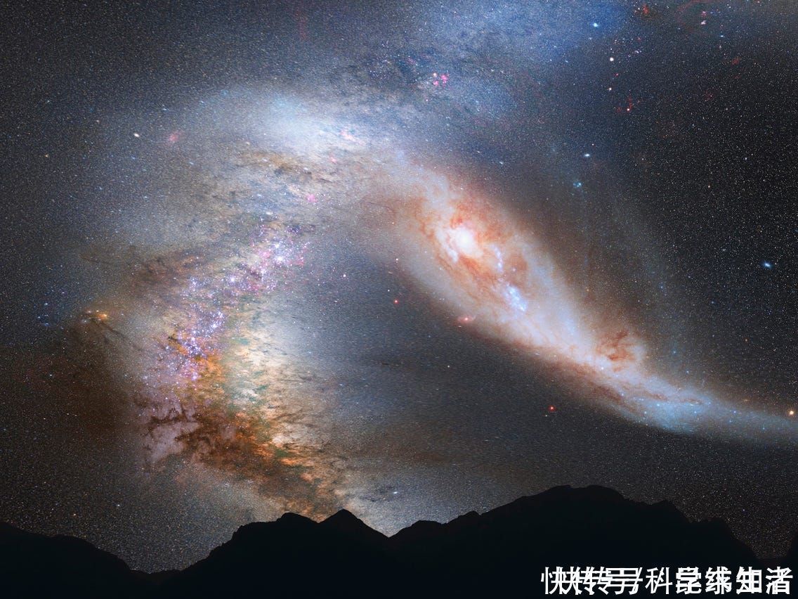 研究人员 两个星系碰撞,超大质量黑洞反而“饿死”,归于沉寂