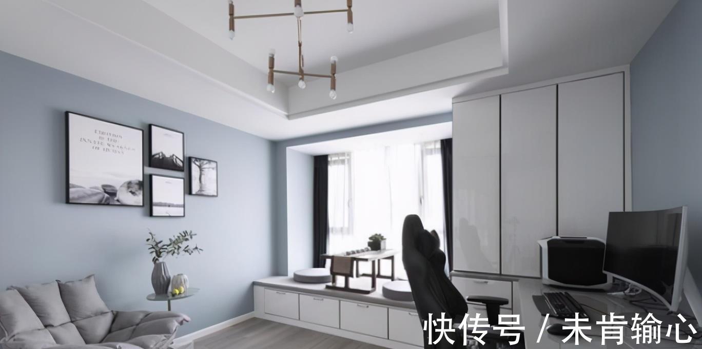 榻榻米|170㎡现代风格四居室,黑白撞色随处可见,整体房间质感十足