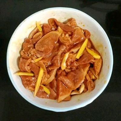 小米椒|莴笋炒猪舌