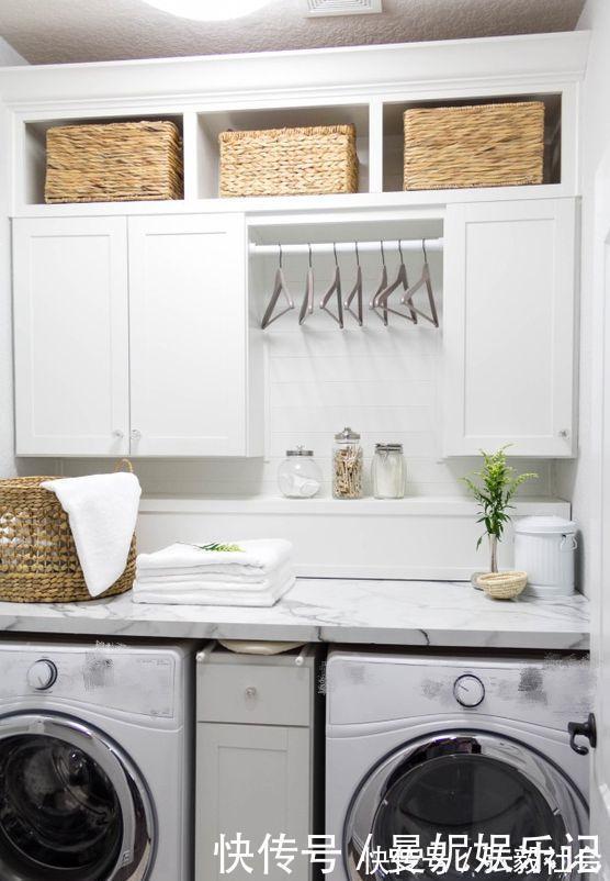 柜体|还是师傅想的周到，洗衣柜加30公分到台面，邻居定制都没我家实用