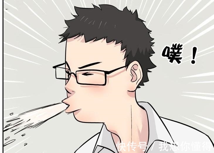 |搞笑漫画,老公下班,老婆打孩子的原因让老公喷了!