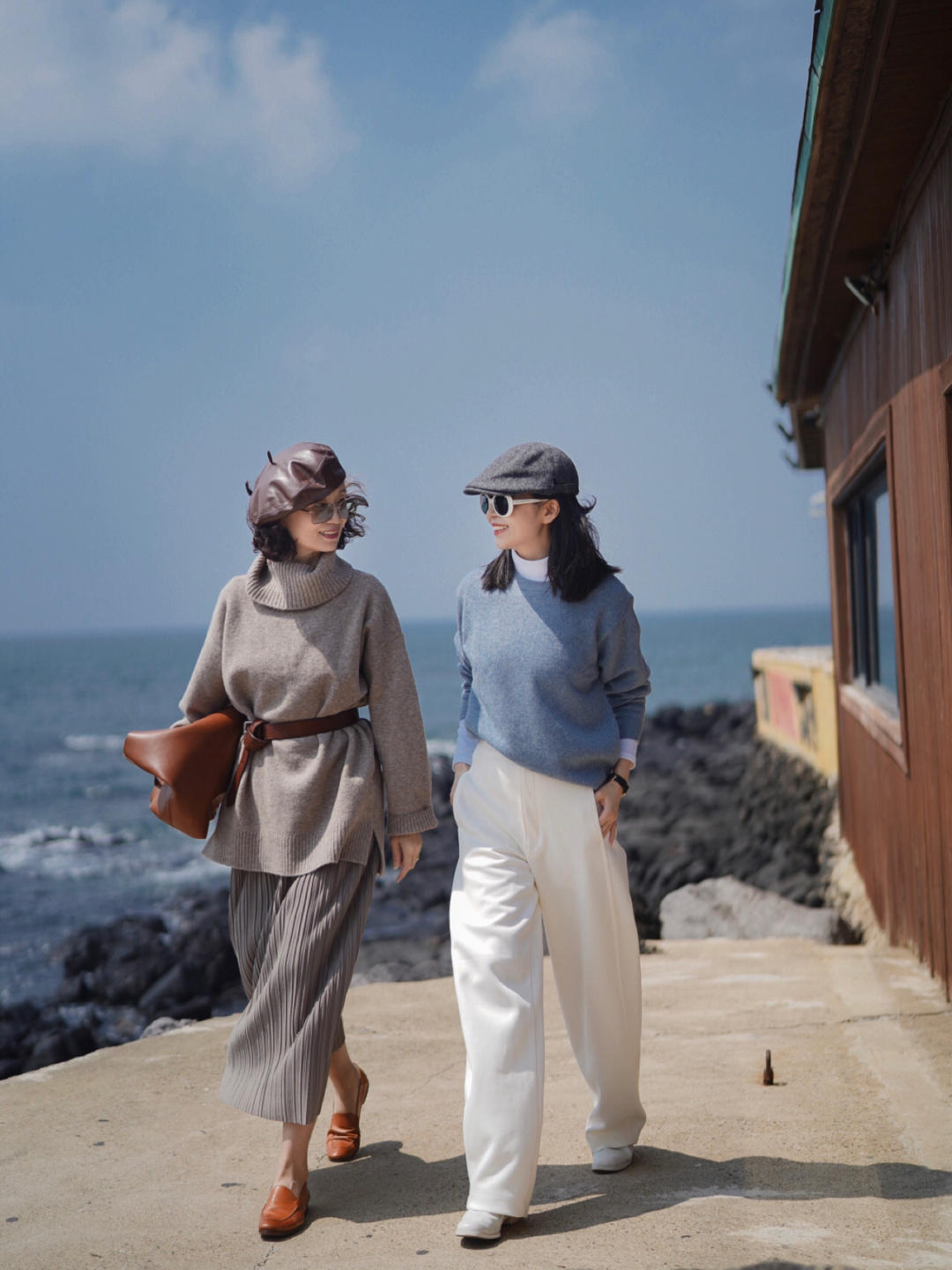 大长腿|基础色毛衣才是永恒的经典,为你带来了3个经典色,照搬都不出错