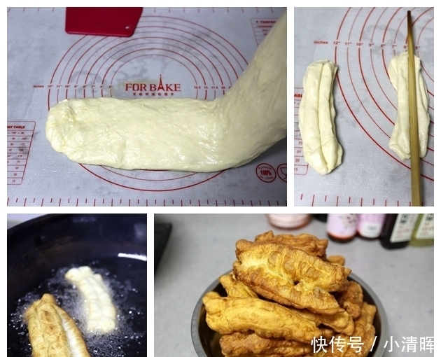 手快|两种方法做出蓬松大油条，手快只要半小时，外酥里嫩太解馋了
