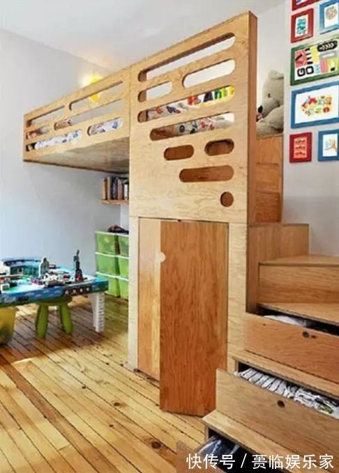 储物柜|室内空间太挤把床抬高试试吧，面积瞬间增加一倍！