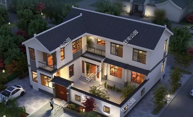 建筑面积|农村没有堂屋的房子不是好房子,20套户型分享,总有一套看上眼