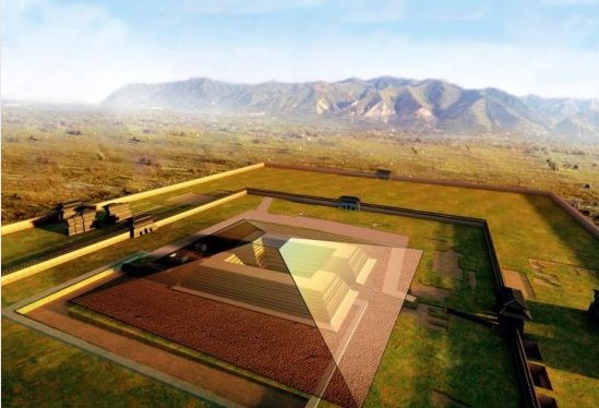 秦始皇|从卫星图看秦始皇陵,就知道秦始皇不愧是千古一帝!