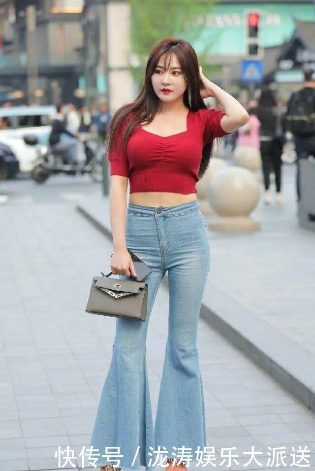 正确面对“胯大腿粗”,喇叭裤助你一臂之力,曼妙身姿又近了!