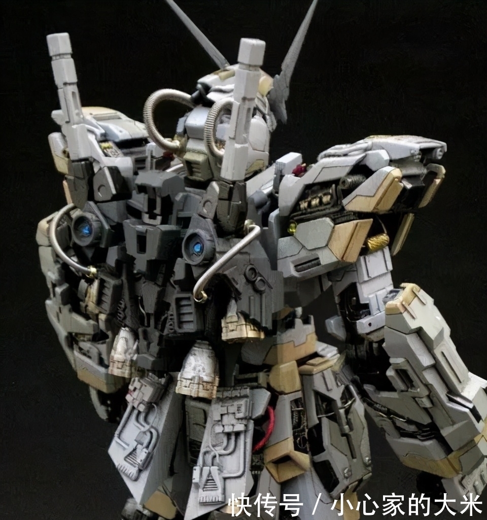 独角兽|金属涂装精神力骨架,破碎外甲独角兽高达模型