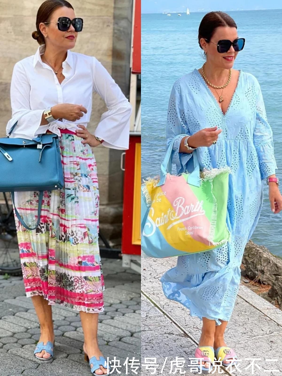 搭配|年过50腰圆腿粗,她却靠搭配走红一时,优雅气质不失女人味