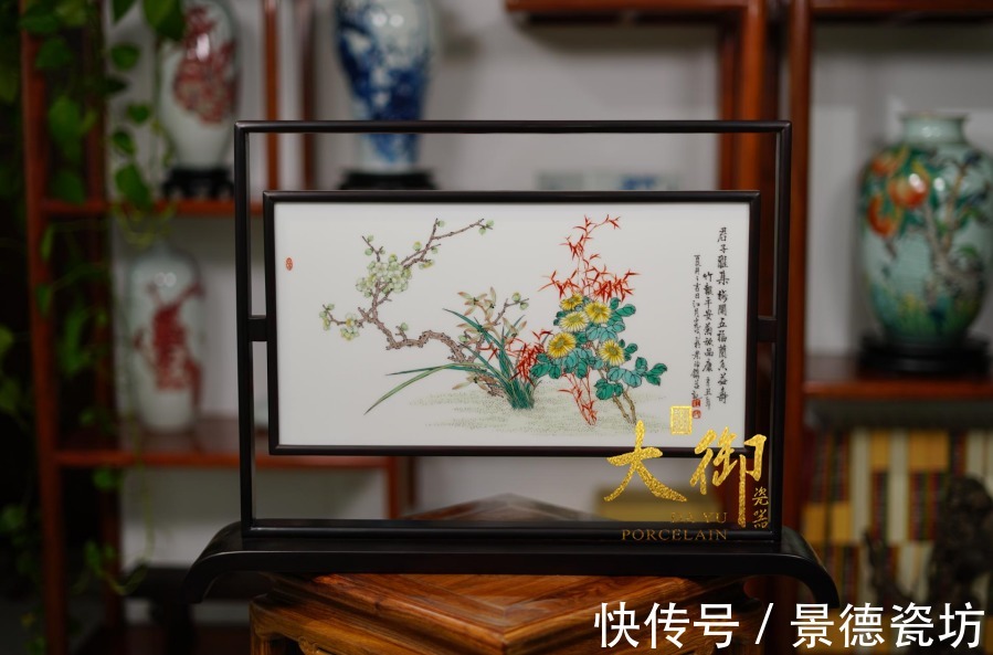 江西省#大御瓷器江月光——中国陶瓷艺术大师陆如关门弟子,当之无愧的古彩顶流!