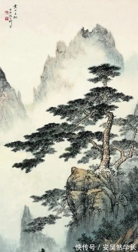 张大昕!海派|张大昕的山水画,以水取胜!