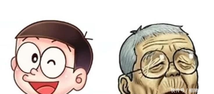 当动漫角色老了后,大头儿子变壮汉,看到它:它又不可能老!