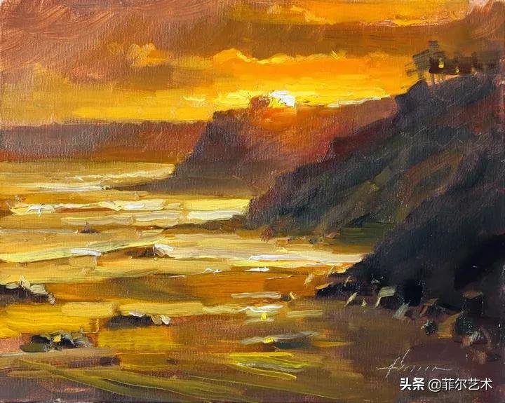 真实性|美国画家杰森·萨克兰色彩优美的外光派风景油画作品欣赏