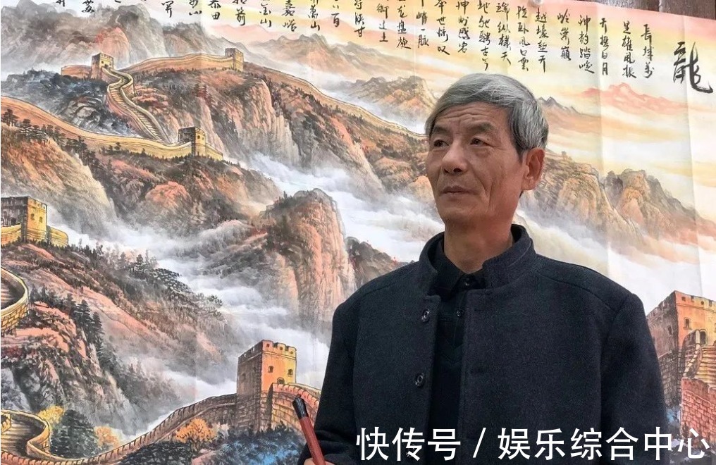 重门第$大千画派第三代传人,周金阊山水画,墨魂彩韵,磅礴灿烂