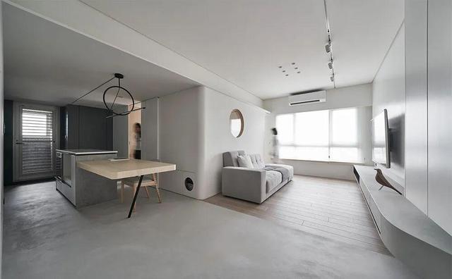 空间|一家四口人的56㎡新家,小如鼠窝,1㎡都不敢浪费,教科书级装修