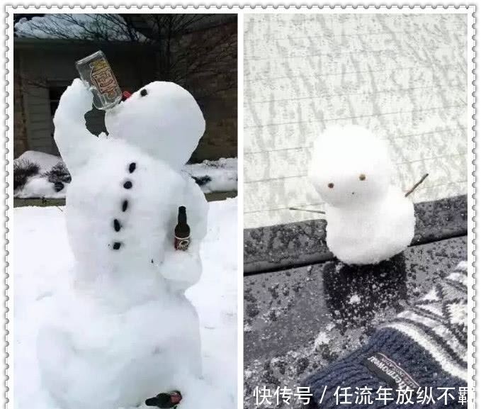  可爱|北方雪人vs南方雪人，别人的如花似玉，自己的却土里土气