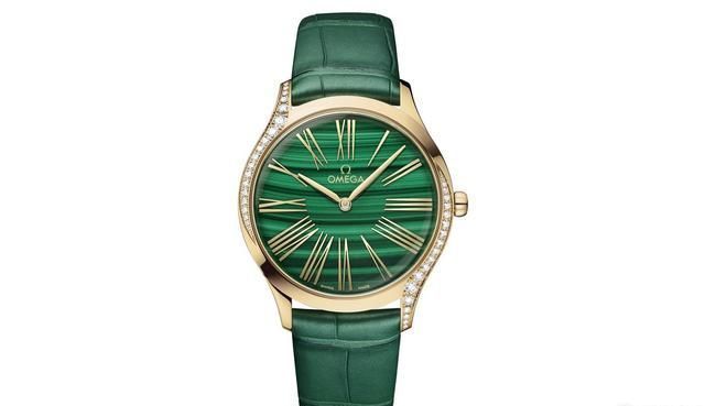 孔雀石 欧米茄推出碟飞名典系列36毫米孔雀石盘腕表