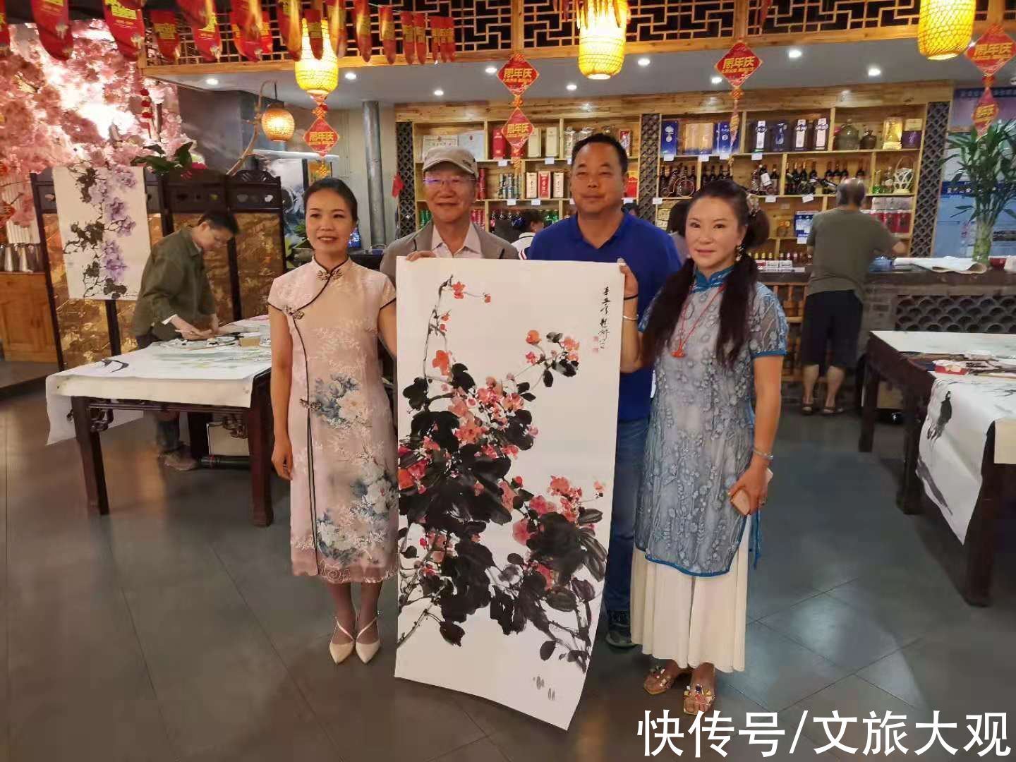 书画界|云南书画名家走进尚锦园