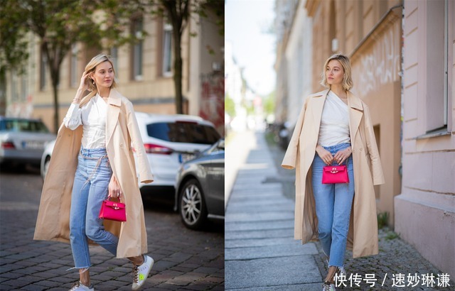 高级|有品位的女人,秋冬更爱穿大衣+长裤,知性优雅又时尚高级