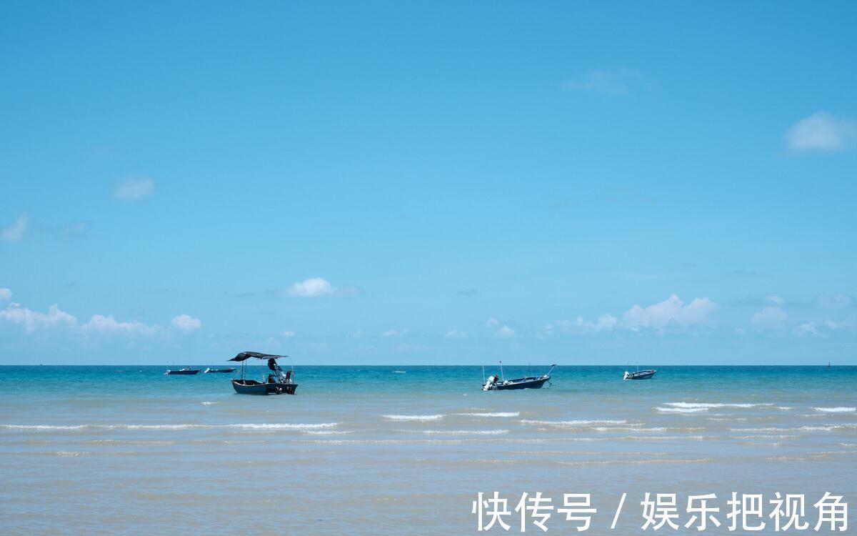 崖岸|涠洲岛：一枚漂浮在大海中的弓形“翡翠”