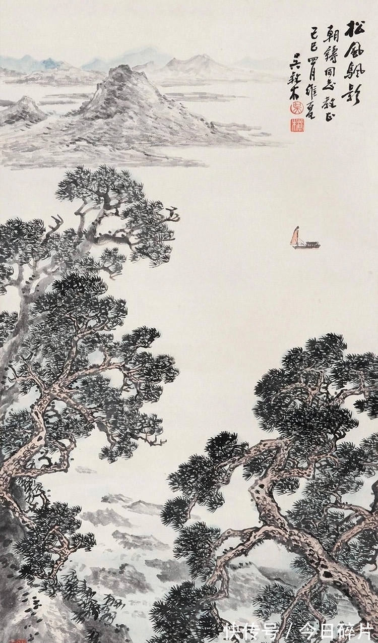 古不泥古#老画家的画|吴养木山水画