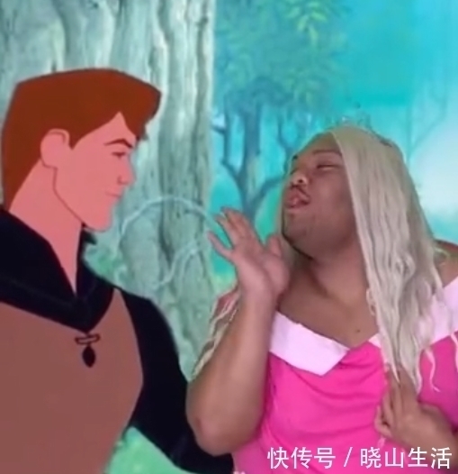 莫阿娜|黑人小哥一人COS五位迪士尼公主,娇妻范十足,王子却想连夜逃跑
