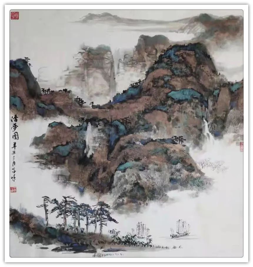 上海美术馆#「书画贺年」武千嶂:恭祝全国人民新年快乐