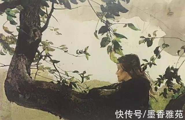 画家$美国最伟大的画家安德鲁怀斯,瞒着妻子用15年偷画一个女人