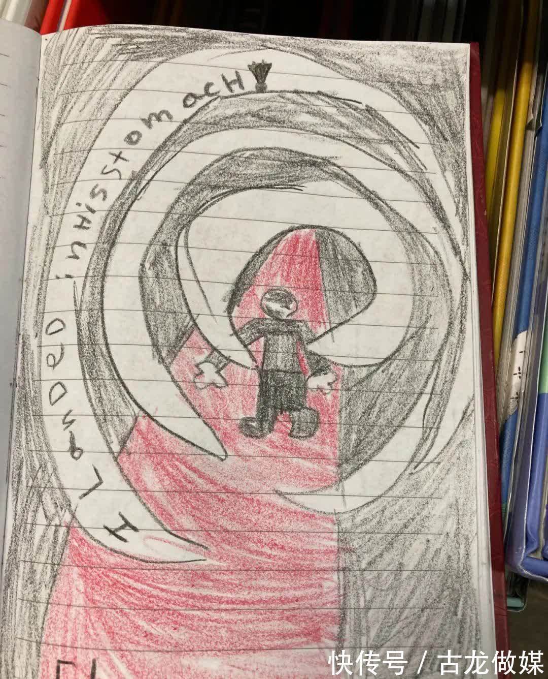 书架$美国八岁男孩作88页插画书,偷藏至图书馆引起百人争相借阅