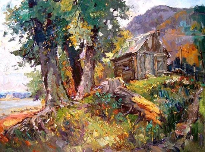 俄罗斯@浓郁的色彩,俄罗斯画家安德烈·米沙金的风景油画(一)