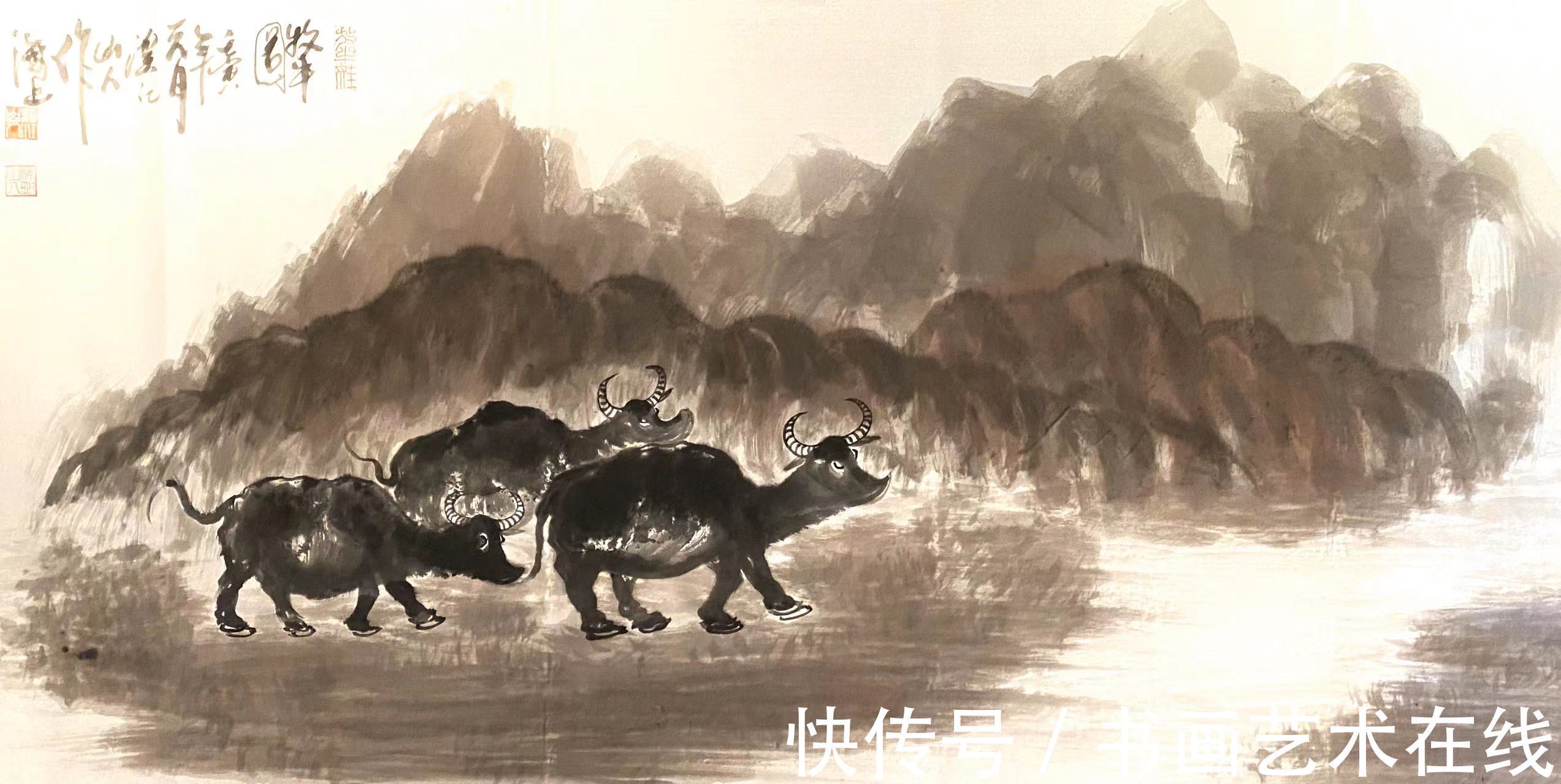 国画&著名国画大家朱祖国，以鹰画而闻名于世，受到众多名家称赞