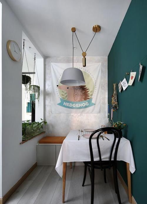 餐厅|晒晒我家63㎡新房,客厅做个小改造,一卧瞬间变两卧,太实用了