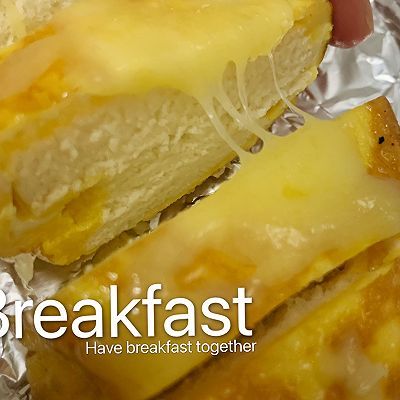 快手早餐中西结合西多士