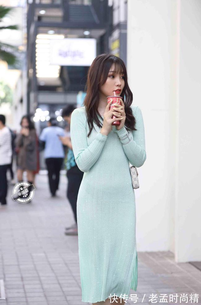 身材 连衣裙穿搭凭颜色和质感让你脱颖而出,用心去搭配,展示身材