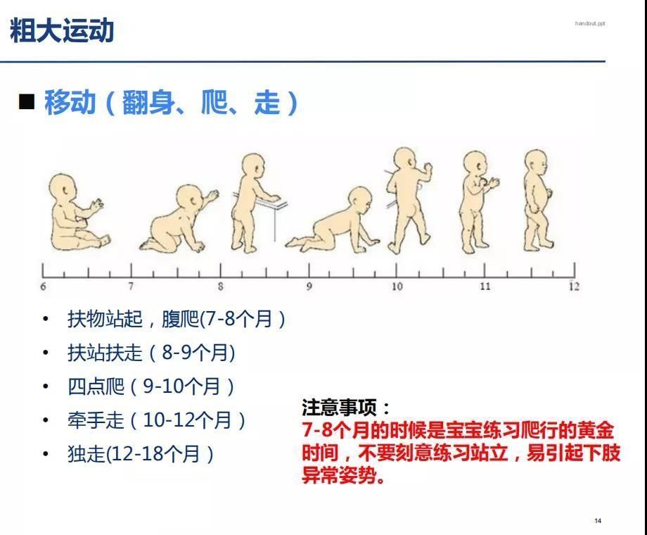 【科学养育】宝宝生长发育时间表，看看你家宝宝达标了没