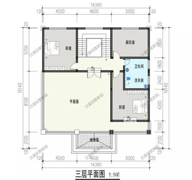 卫三|实用型复式三层别墅，简单大气农村包工头都会盖