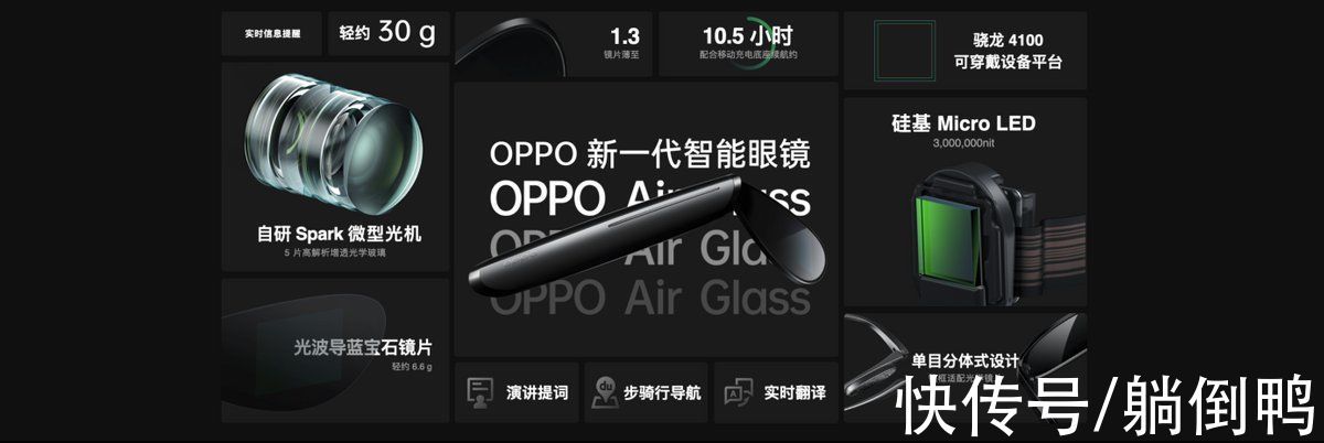 glOPPO发布新一代智能眼镜Air Glass 推动智能眼镜从玩具到工具的进化