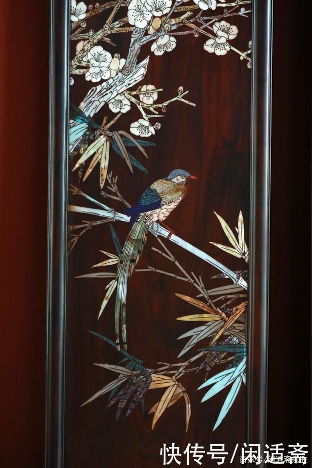 老挝大红酸枝|传统中式装饰画，大红酸枝，春夏秋冬，四条屏