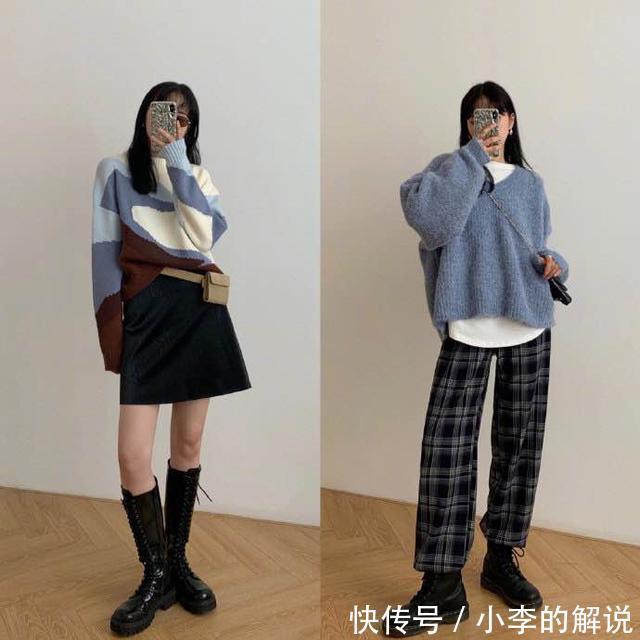 马丁靴是帅酷单品的标配，学习时髦有型搭配，让你自信感爆棚