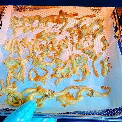 空气炸炸椒盐平菇